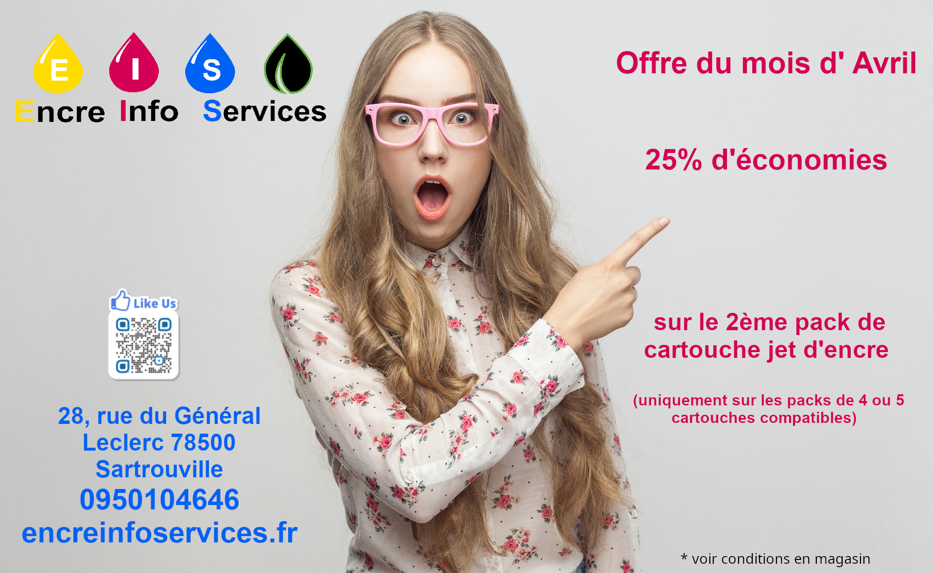 Offre d&rsquo;avril 25 % d&rsquo;économies sur le  2eme pack