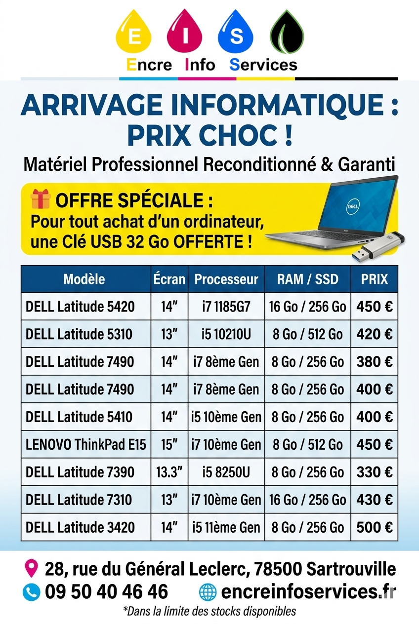 Mise à jour liste des ordinateurs
